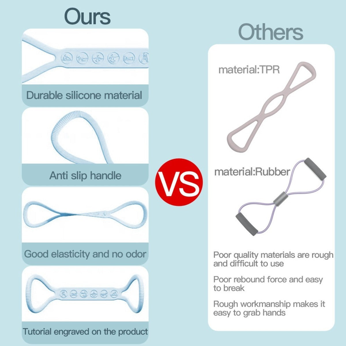 Silicone Elastic Yoga Band