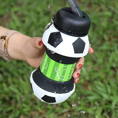 Soccer Silicone Water Bottle