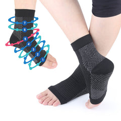 Compression foot sleeves