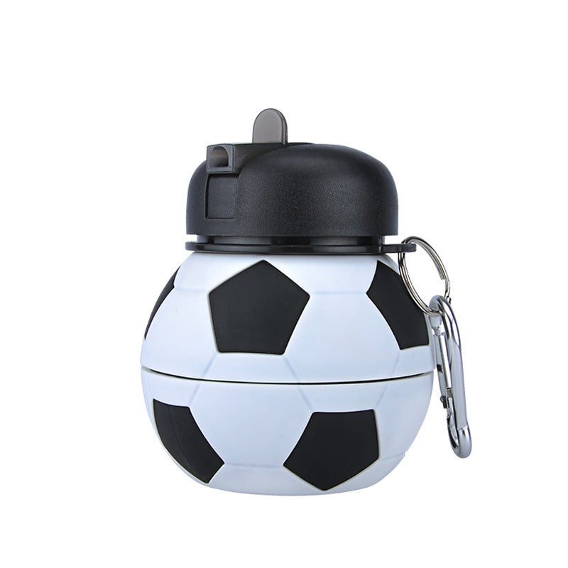 Soccer Silicone Water Bottle