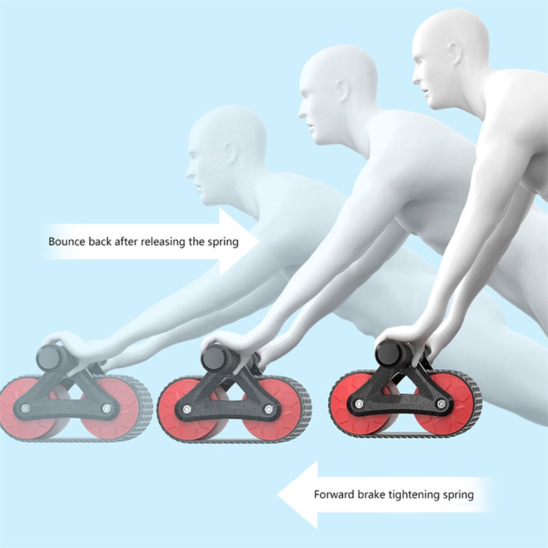 Double Wheel Abdominal Roller
