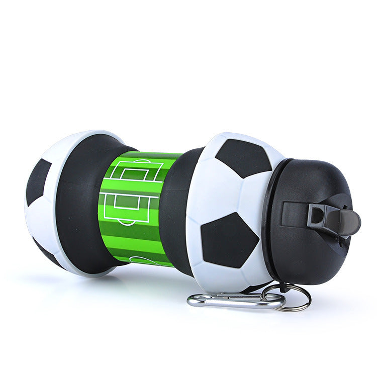 Soccer Silicone Water Bottle