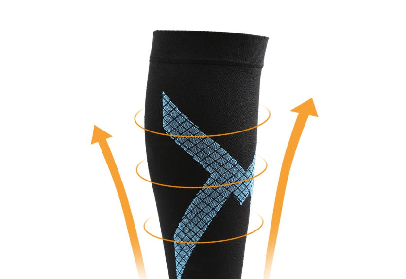 Sports compression leg guard