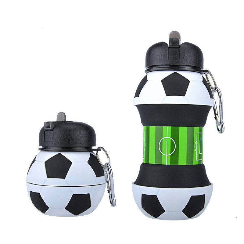 Soccer Silicone Water Bottle